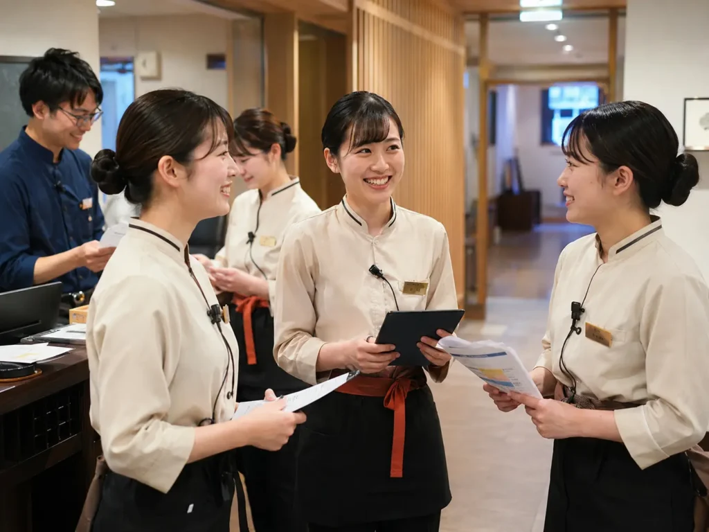 女性同士のスタッフ